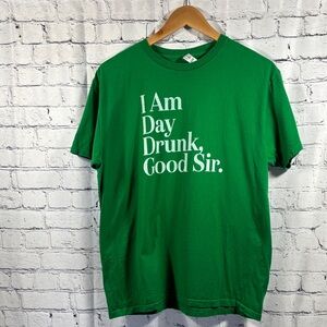 Alstyle Vibrant Green Graphic Tee